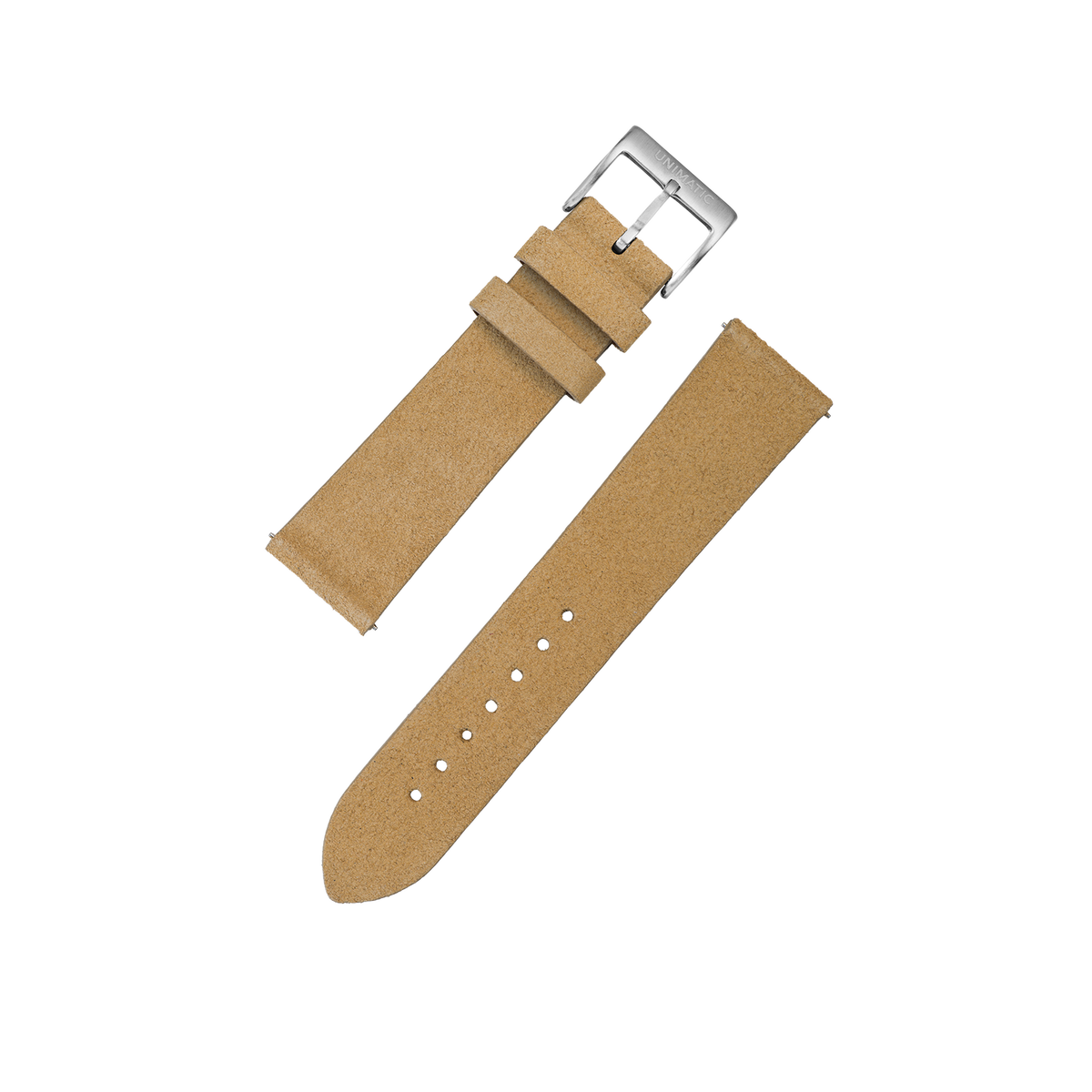 Two-Piece Suede Leather Strap