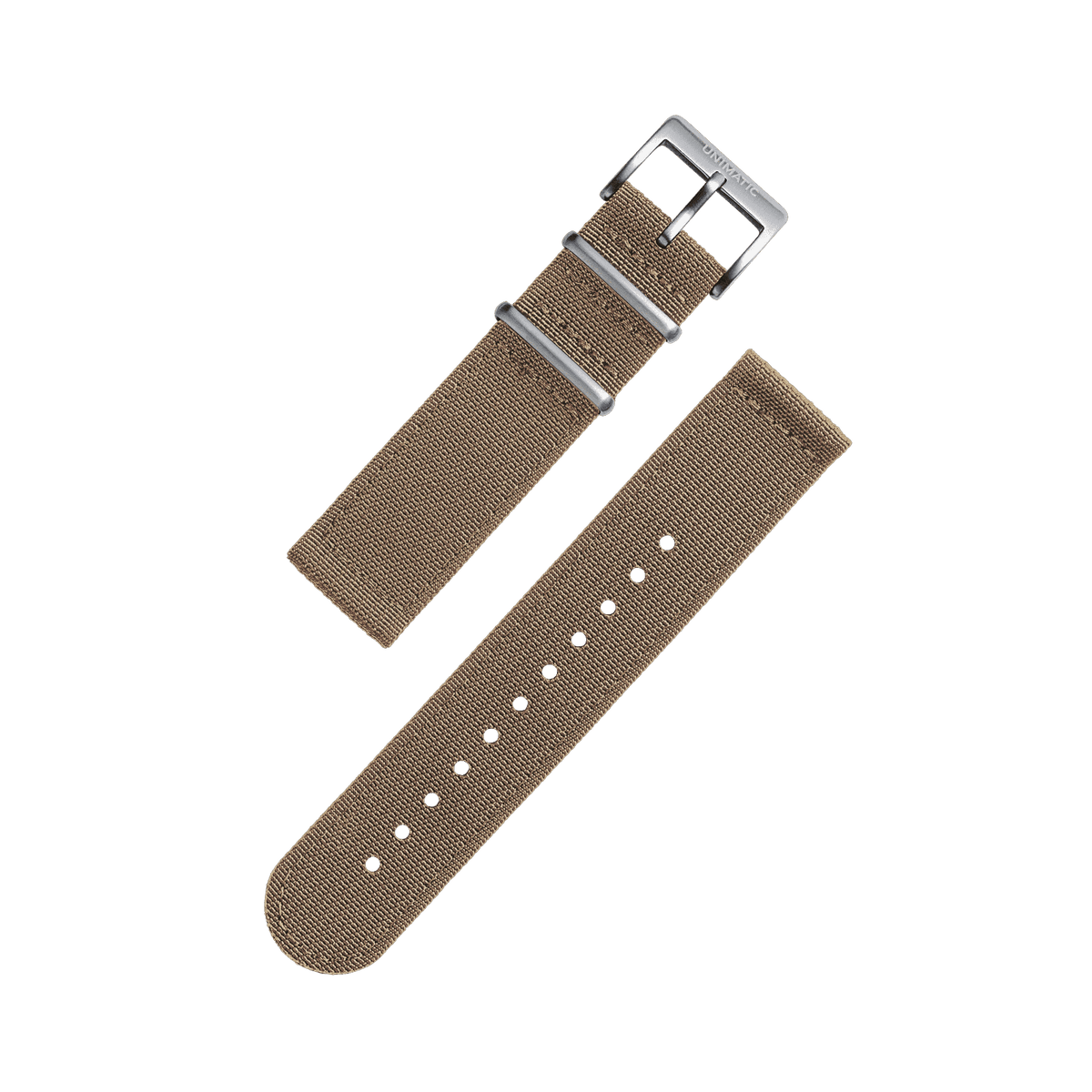 Two-Piece Seatbelt Fabric Strap